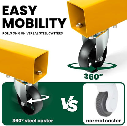 2 Ton Folding Engine Hoist, 4400lbs Hydraulic Cherry Picker Engine Hoist - Image 5