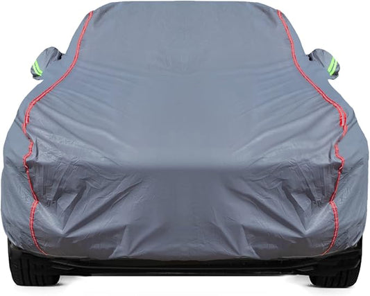 Breathable New Material, Waterproof Car Cover, Locks and Zipper Doors, by QUYDDC