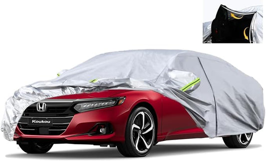 KouKou Full Exterior Covers 100% Waterproof, Universal Fit Toyota Camry Honda by focusonqualityservicehear
