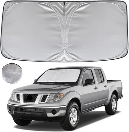 KAYZT Windshield Sun Shade for 2006-2021 Nissan Frontier Foldable Sunshade by KAYZT