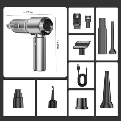 Handheld Car Vacuum Cleaner Cordless, 21000Pa High Power Hand Held 3-Speed - Image 2