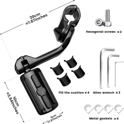 Motorcycle Adjustable Highway Pegs, 1.25" Highway Foot Pegs - Image 5