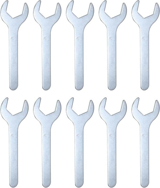 HARFINGTON 10pcs Small Wrench 27x140x2.6mm Metric U-Shaped Single Open Ended by HARFINGTON