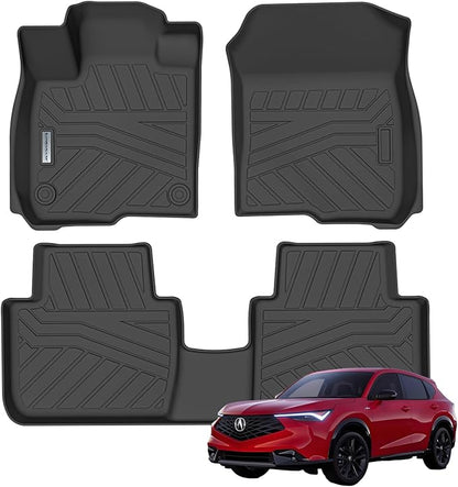 Floor Liners for 2025 Acura ADX TPE All Weather Protection 1st & 2nd Row Car by SANBAN-AXE