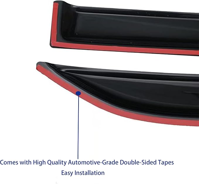 Window Visors Rain Guards fits 2017-2025 Pacifica, Out-Channel Window Wind - Image 7