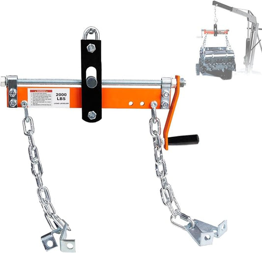 Engine Support Bar 2000 Lbs Load Lever Motor Lift Tool Heavy Duty Leveler by MOTOOS