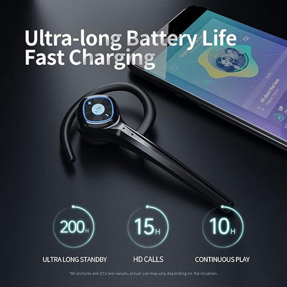 IHAO Wireless Bluetooth Earpiece Headphone Dual Noise Cancelling Mic Painless - Image 8