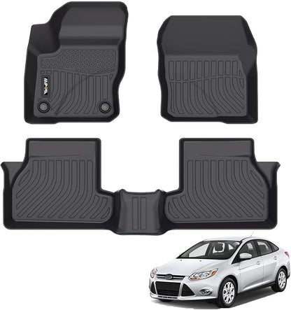 AIPOIL® Floor Mats for 2012-2018 Ford Focus | All-Weather | Easy to Clean | by AIPOIL
