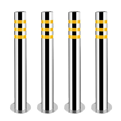 Stainless Steel Parking Bollards by Unknown