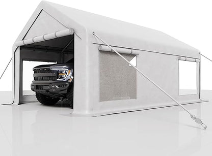 13 x 25ft Heavy-Duty Carport Canopy by Gaderth