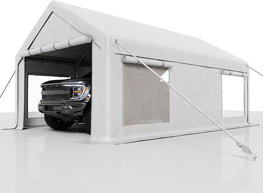 12 x 20FT Heavy Duty Carport by Curtainboro
