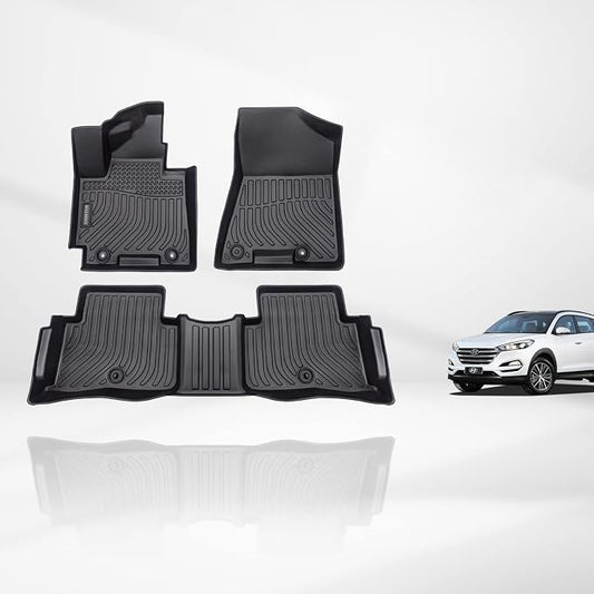 KELCSEECS Floor Mats Custom for Hyundai Tucson 2021 2020 2019 2018 2017 2016 by KELCSEECS
