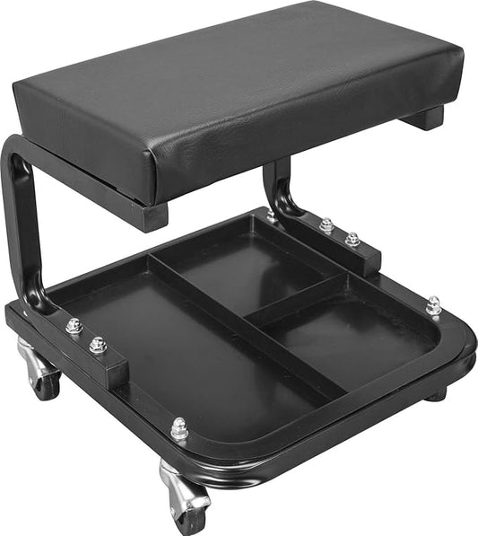 Torin ATR6300B-1 Rolling Creeper Garage/Shop Seat: Padded Mechanic Stool by Torin