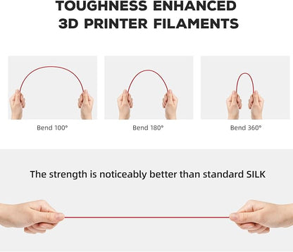 FLASHFORGE PLA Filament 1.75mm Red, 3D Printer Filament 1kg Spool, Dimensional - Image 4