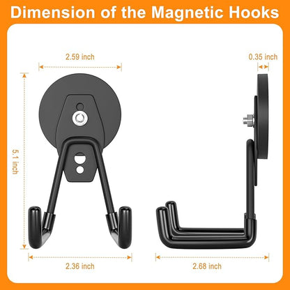 ENUODA Strong Magnetic Hooks Heavy Duty Magnet Garage Hooks - Image 6