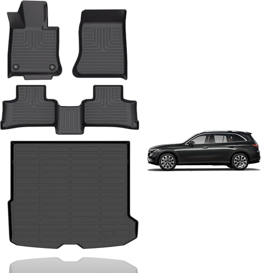 Floor Mats and Cargo Liner Set Fit by Wayhigh