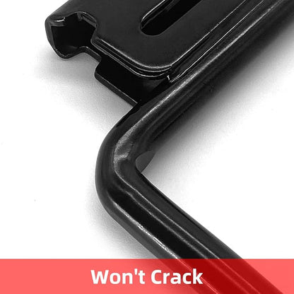 6PCS E Track J Hooks Heavy Duty E Track X Track Steel Hanger, Spring Fitting E - Image 4
