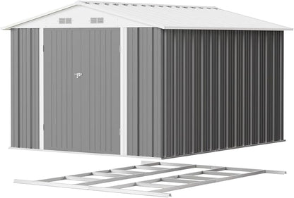 Patiowell 8x10 FT Outdoor Storage Shed - Image 2