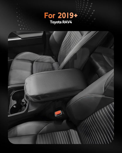 CDEFG for Toyota RAV4 2019-2025 Center Console Cover Armrest Box Cover for RAV4 - Image 2