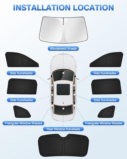Sunshades for Honda CRV 2023-2025 2026 CR-V Accessories Windshield Sun Shade - Image 5