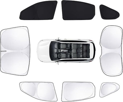 8pcs Car Window Shades for Hyundai Santa Fe 2013-2018 Accessories, Windshield by Unknown