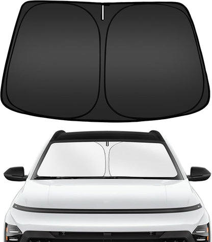 ARISMOTOR Windshield Sun Shade for Hyundai Kona 2024-2025, Custom Fit Foldable by ARISMOTOR