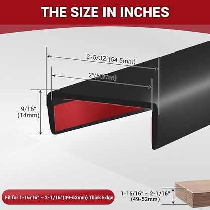 Rubber Edge Trim, Wide U Shaped Edge Trim, Edge Banding - Image 2