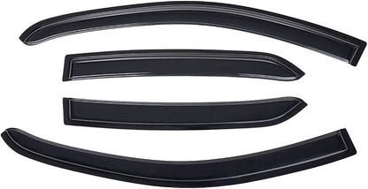 Lightronic Extra Durable Outside-Mount Auto Vent Window Visor, Fit 2013-2022 by Lightronic
