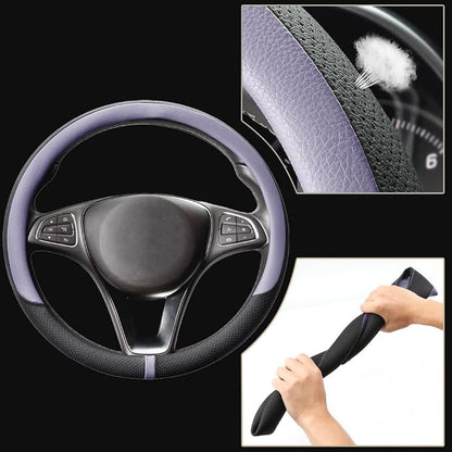 COFIT Breathable Car Steering Wheel Cover 16 inch Auto Universal Leather Wrap - Image 3
