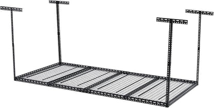 Overhead Garage Storage Rack 4x8 FT, Steel Ceiling Shelves 330lb Capacity - Image 7