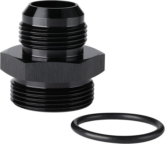 16AN Male Flare to 20AN ORB O-ring Boss Fuel Pump Rail Adapter Fitting Aluminum by Podavelle