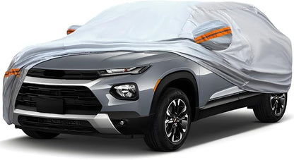 KEYOOG Fit for 164"-178" Length SUVs, 6-Layer Full Car Cover is All-Weather by KEYOOG