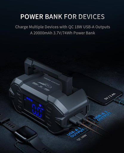 Portable Car Jump Starter 3000A - Image 4