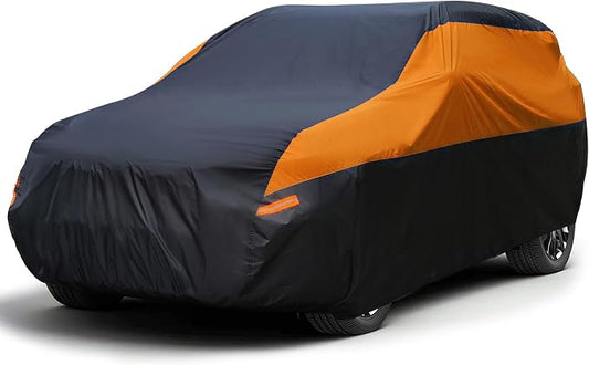 SUV Car Cover Hatchback Cover Waterproof All Weather, Outdoor Car Covers by XicBoom