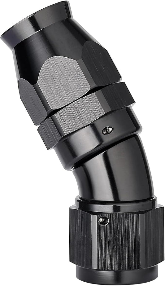 EVIL ENERGY 12AN 30 Degree PTFE One Piece Full Flow End Hose Fitting Aluminum by EVILENERGY