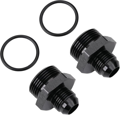 10AN Male Flare to 16AN ORB O-ring Boss Fuel Pump Rail Adapter Fitting Aluminum - Image 3