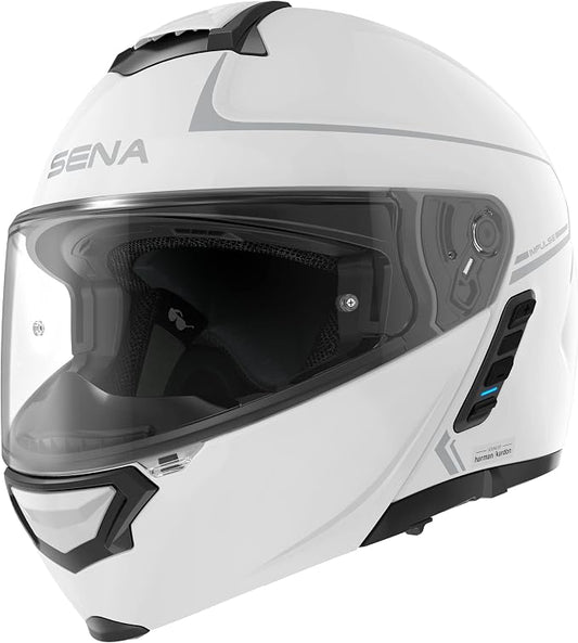 Sena Impulse DOT Flip Up Modular Bluetooth Helmet w/Sound by Harman Kardon Dual by Sena