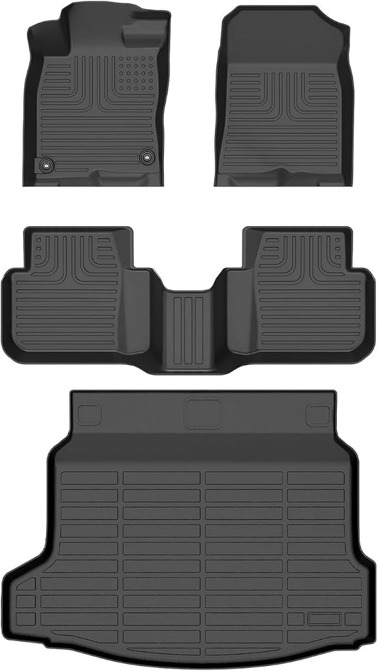 Wayhigh-All Weather Floor Mats & Cargo Liner Set by Wayhigh