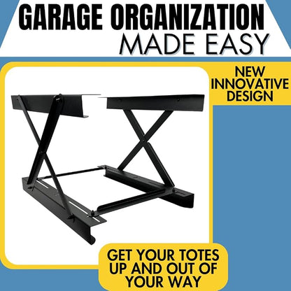 Koova Dual Rail Heavy Duty Overhead Garage Storage System - Image 5