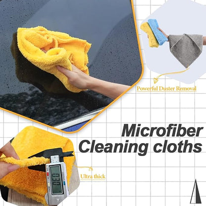 Micro Fiber Towels Car，Coral Fleece Car Wash Cleaning Towel, Scratch Free - Image 7