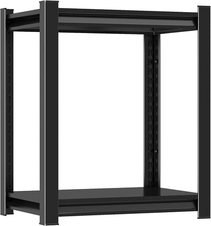 Metal Garage Shelving Unit, 2-Tier Adjustable Storage Shelf, Steel Shelving by Notmise