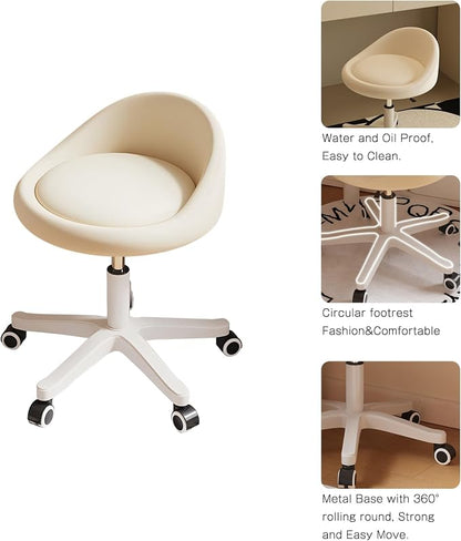 Rolling Stool Rolling Hydraulic Salon Stool - Image 4