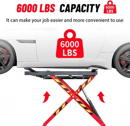 Portable Mid Rise Scissor Lift 6000LBS Lifting Capacity AK-X66 MAX. Lifting - Image 3