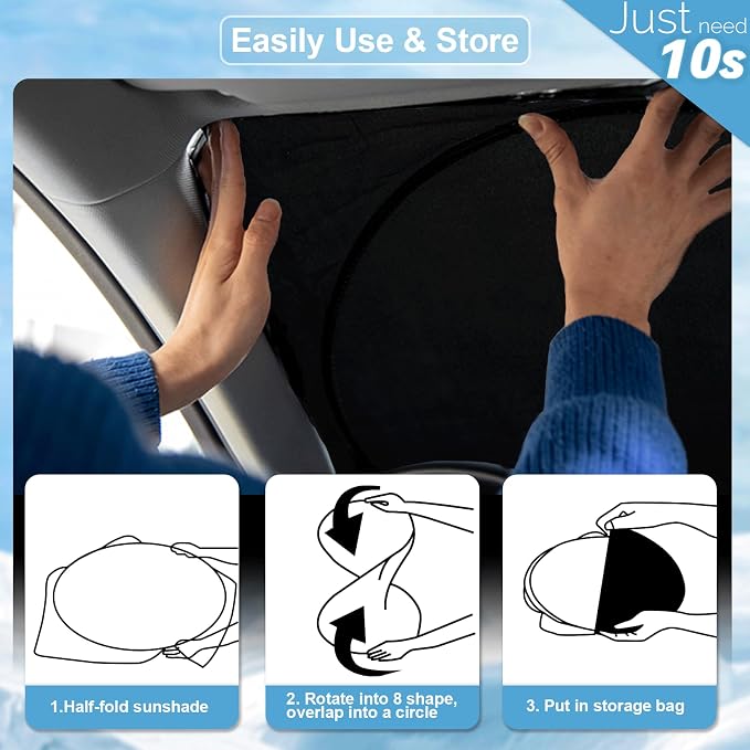 Custom Fit HR-V Windshield Sunshade - Image 6
