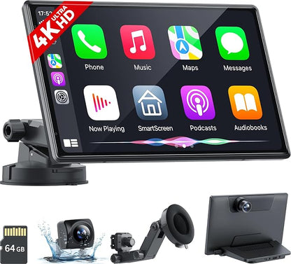 Wireless Portable Carplay Screen by EOYAA