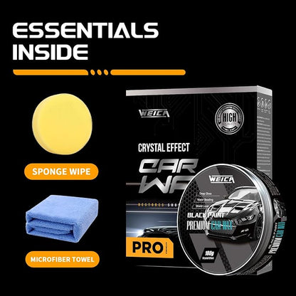 Car Wax for Dark Color Cars | Black, Midnight Blue | Liquid Depth & Sun Swirl - Image 6