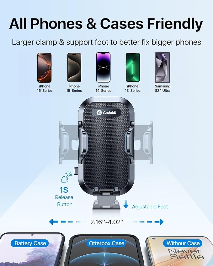andobil Car Phone Holder Mount Phone Holders - Image 6