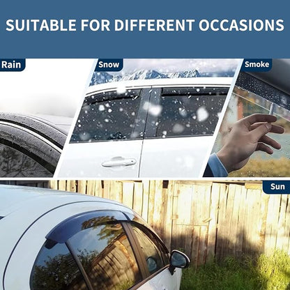 Rain Guards for 2014-2018 Chevrolet Silverado & GMC Sierra 1500 Crew Cab - Image 5