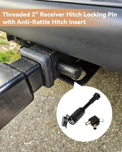 Bike Rack Hitch with Lock, 2 Bike Rack - Image 7