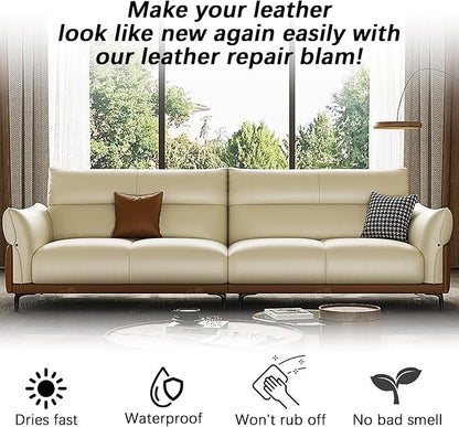 Leather Recoloring Balm, Leather Color Restorer Conditioner, Leather Restorer - Image 7